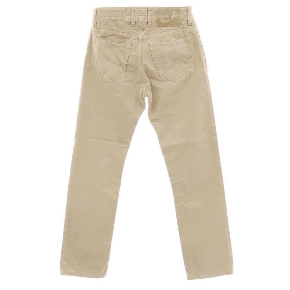 【中古】ヤコブコーエン JACOB COHEN PW688 コットン 5ポケットパンツ ベージュ【サイズ28】【 状態ランクB 】【 メンズ 】