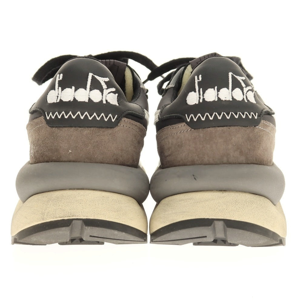 【中古】ディアドラ Diadora HERITAGE スニーカー ブラックxグレー【サイズ25】【 状態ランクB 】【 メンズ 】