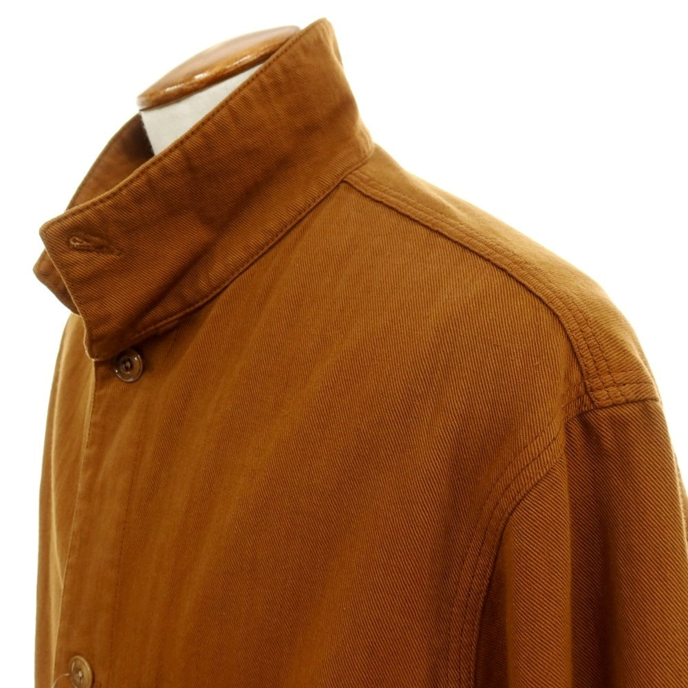 【中古】ルメール LEMAIRE ツイルコットン スタンドカラー ワークジャケット ブラウン【サイズ48】【 状態ランクB 】【 メンズ 】