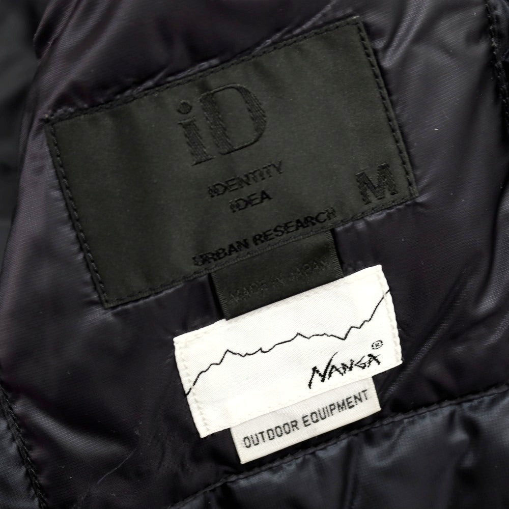 【中古】ナンガ NANGA URBAN RESEARCH iD別注 ナイロン ダウンジャケット ブラック【サイズM】【 状態ランクB 】【 メンズ 】[BPD]