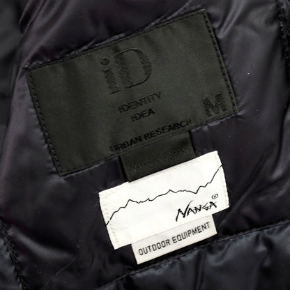 【中古】ナンガ NANGA URBAN RESEARCH iD別注 ナイロン ダウンジャケット ブラック【サイズM】【 状態ランクB 】【 メンズ 】