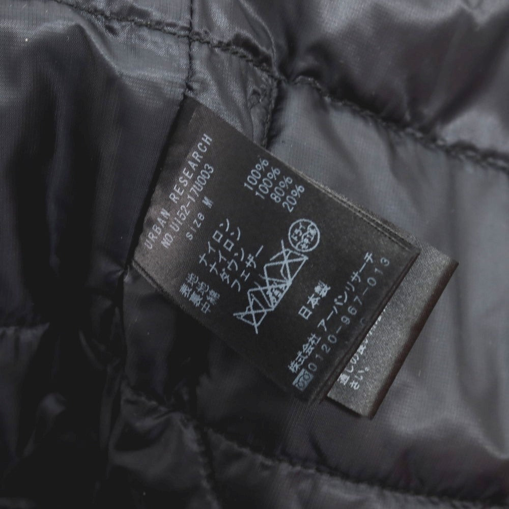 【中古】ナンガ NANGA URBAN RESEARCH iD別注 ナイロン ダウンジャケット ブラック【サイズM】【 状態ランクB 】【 メンズ 】