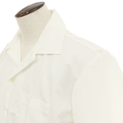 【中古】ミリタリー MILITARY US ARMY SMOCK MEDICAL ASSISTANTS ポリエステルコットン オープンカラー 半袖シャツ ホワイト【サイズL】【 状態ランクA 】【 メンズ 】