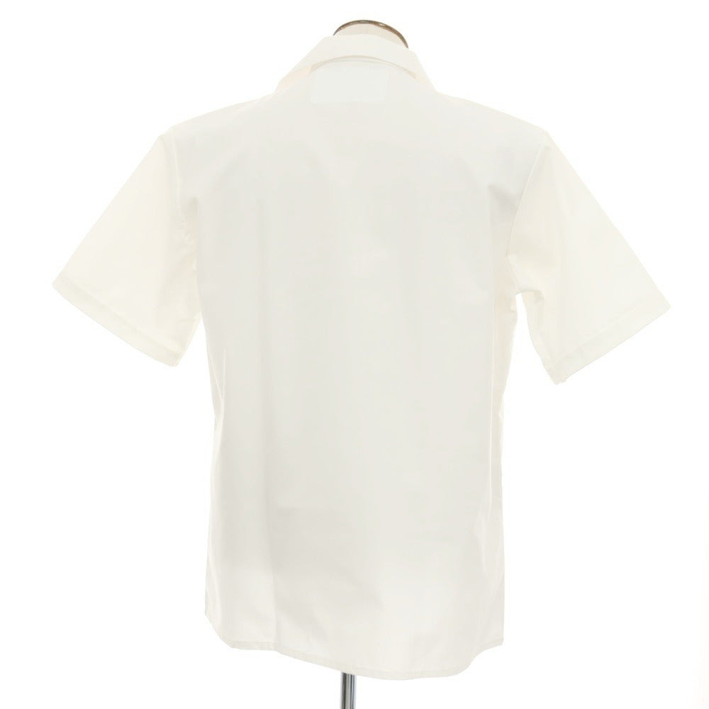【中古】ミリタリー MILITARY US ARMY SMOCK MEDICAL ASSISTANTS ポリエステルコットン オープンカラー 半袖シャツ ホワイト【サイズL】【 状態ランクA 】【 メンズ 】