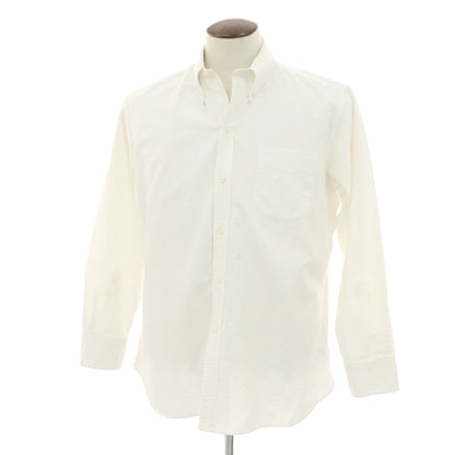 【中古】フリーマンズスポーティングクラブ FREEMANS SPORTING CLUB × INDIVIDUALIZED SHIRT コットン ボタンダウン カジュアルシャツ ホワイト【サイズ16 1/2】【 状態ランクC 】【 メンズ 】