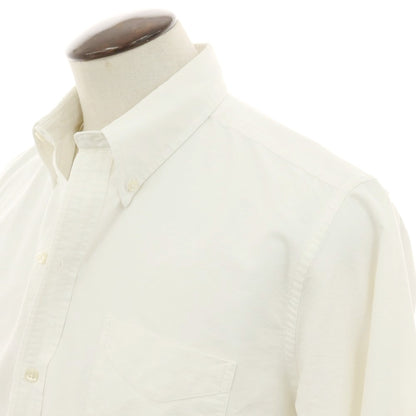 【中古】フリーマンズスポーティングクラブ FREEMANS SPORTING CLUB × INDIVIDUALIZED SHIRT コットン ボタンダウン カジュアルシャツ ホワイト【サイズ16 1/2】【 状態ランクC 】【 メンズ 】