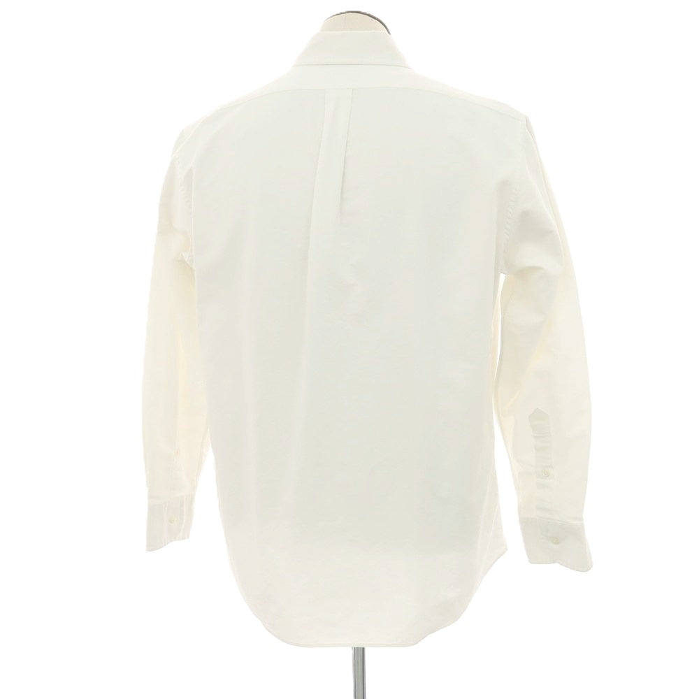 【中古】フリーマンズスポーティングクラブ FREEMANS SPORTING CLUB × INDIVIDUALIZED SHIRT コットン ボタンダウン カジュアルシャツ ホワイト【サイズ16 1/2】【 状態ランクC 】【 メンズ 】