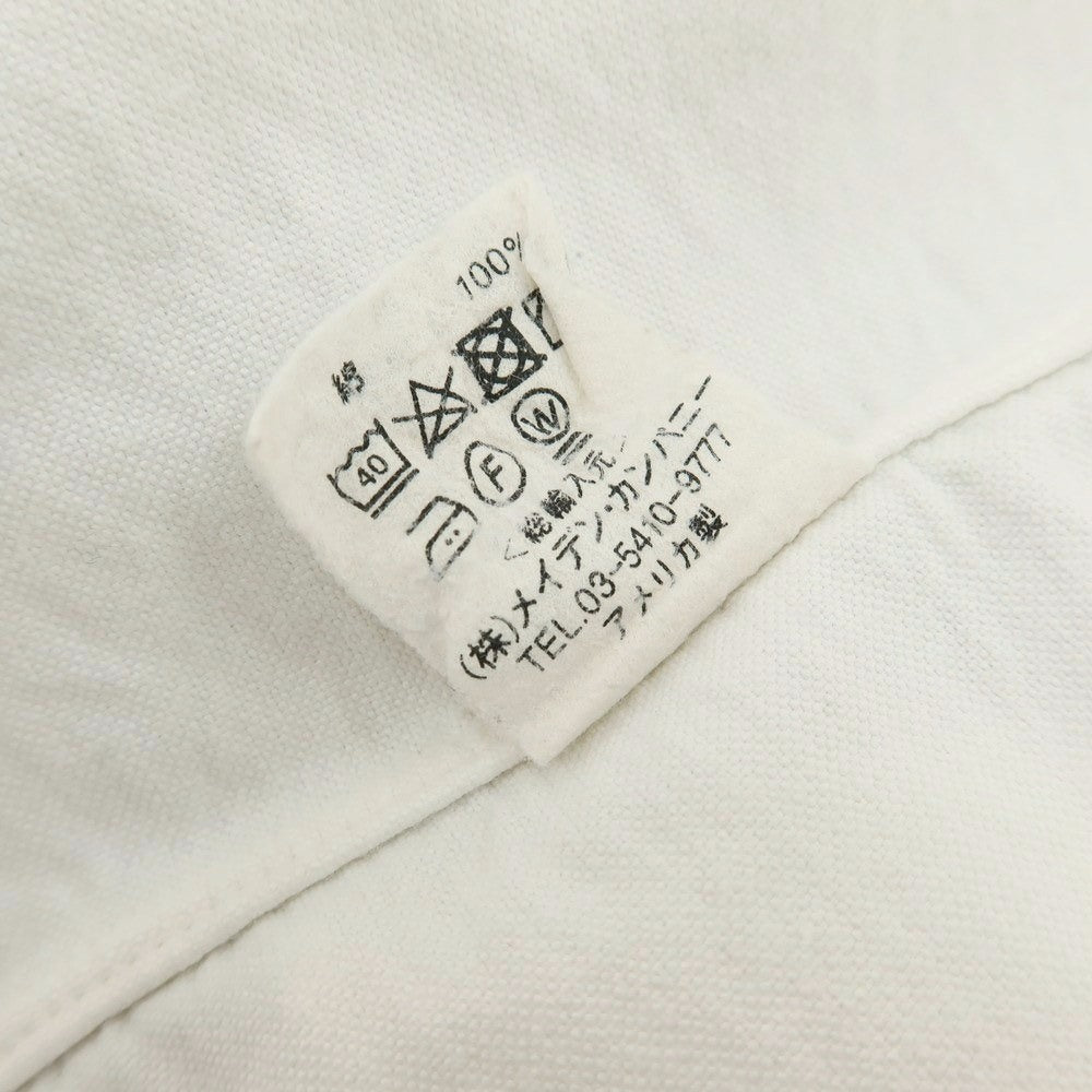 【中古】フリーマンズスポーティングクラブ FREEMANS SPORTING CLUB × INDIVIDUALIZED SHIRT コットン ボタンダウン カジュアルシャツ ホワイト【サイズ16 1/2】【 状態ランクC 】【 メンズ 】
