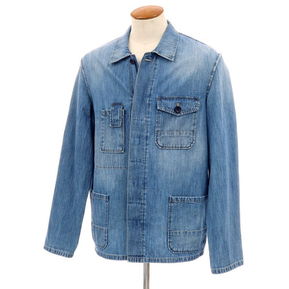 【中古】メゾン マルジェラ Maison Margiela コットン デニム カバーオール ライトブルー【サイズ46】【 状態ランクB 】【 メンズ 】