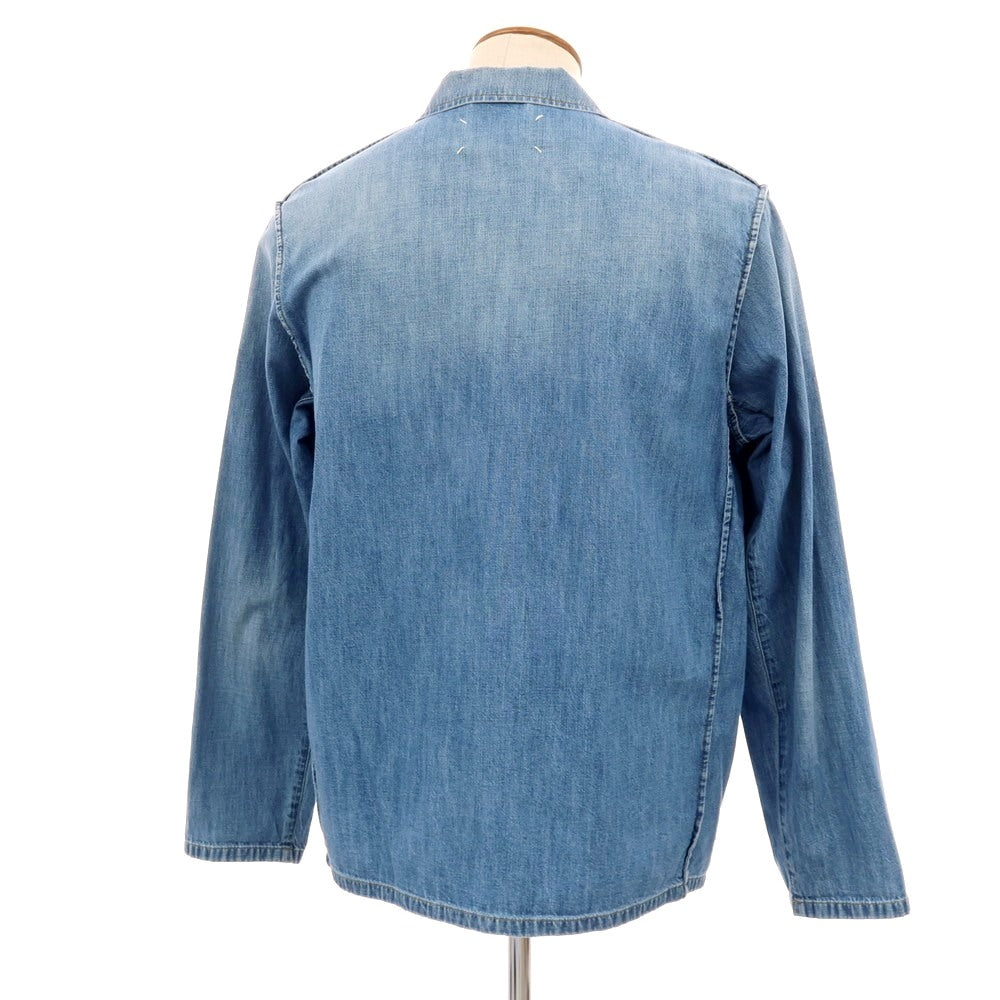 【中古】メゾン マルジェラ Maison Margiela コットン デニム カバーオール ライトブルー【サイズ46】【 状態ランクB 】【 メンズ 】