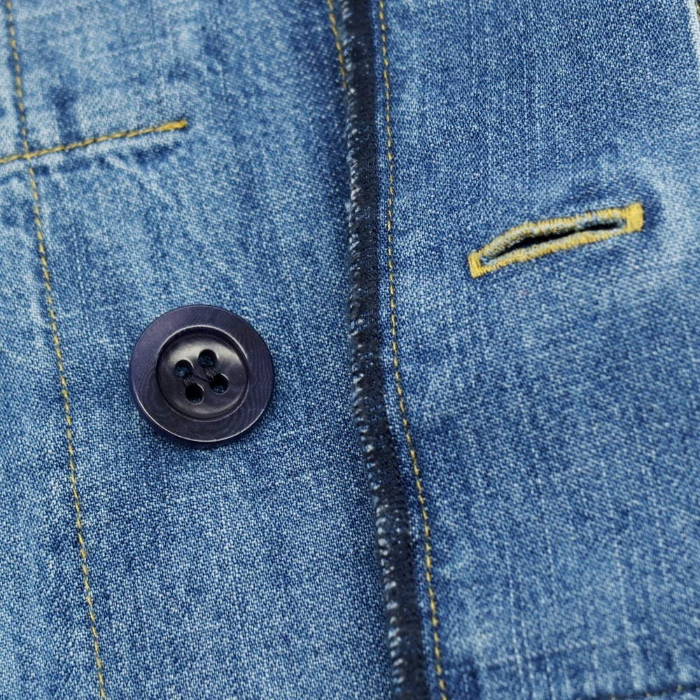 【中古】メゾン マルジェラ Maison Margiela コットン デニム カバーオール ライトブルー【サイズ46】【 状態ランクB 】【 メンズ 】