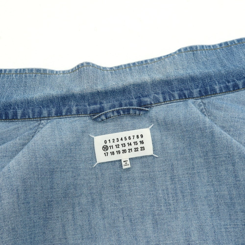 【中古】メゾン マルジェラ Maison Margiela コットン デニム カバーオール ライトブルー【サイズ46】【 状態ランクB 】【 メンズ 】