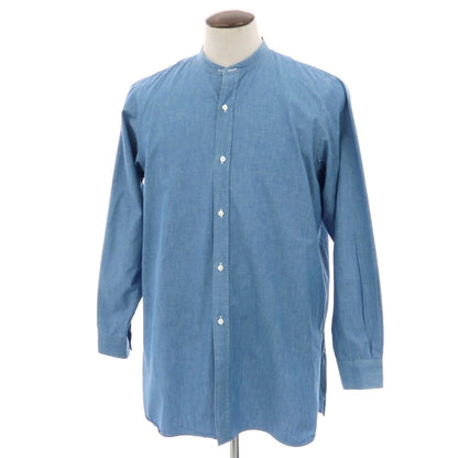 【中古】ユーゲン HEUGN コットン カジュアルシャツ ブルー【サイズ3】【 状態ランクB 】【 メンズ 】