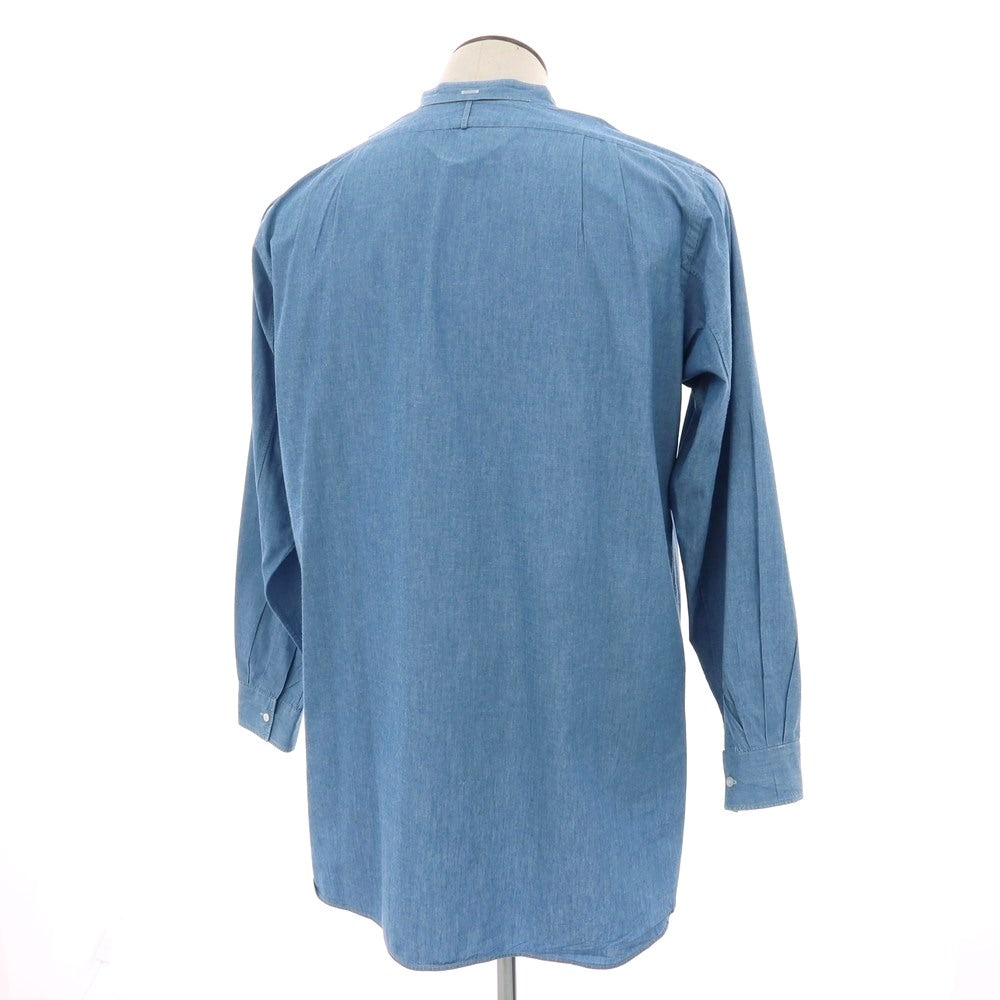 【中古】ユーゲン HEUGN コットン カジュアルシャツ ブルー【サイズ3】【 状態ランクB 】【 メンズ 】