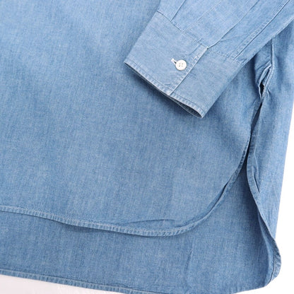 【中古】ユーゲン HEUGN コットン カジュアルシャツ ブルー【サイズ3】【 状態ランクB 】【 メンズ 】