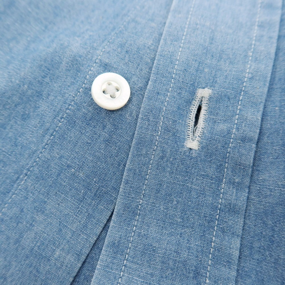 【中古】ユーゲン HEUGN コットン カジュアルシャツ ブルー【サイズ3】【 状態ランクB 】【 メンズ 】