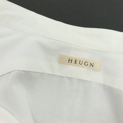 【中古】ユーゲン HEUGN コットン カジュアルシャツ ホワイト【サイズ3】【 状態ランクB 】【 メンズ 】