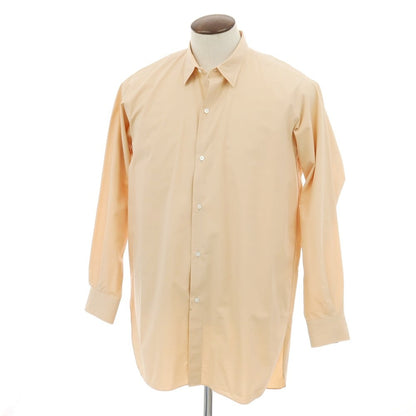 【中古】ユーゲン HEUGN コットン レギュラーカラー カジュアルシャツ ベージュ【サイズ3】【 状態ランクC 】【 メンズ 】