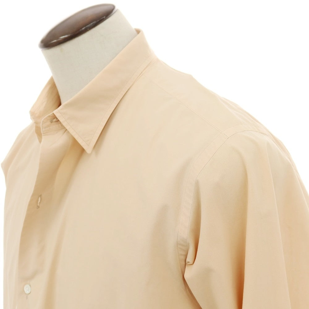 【中古】ユーゲン HEUGN コットン レギュラーカラー カジュアルシャツ ベージュ【サイズ3】【 状態ランクC 】【 メンズ 】