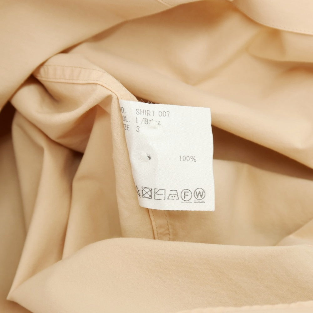 【中古】ユーゲン HEUGN コットン レギュラーカラー カジュアルシャツ ベージュ【サイズ3】【 状態ランクC 】【 メンズ 】