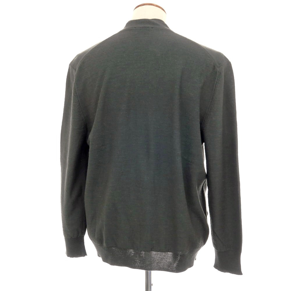【中古】ルメール LEMAIRE 2WAY ハイゲージ アクリルウール カーディガン ダークグレー【 M 】【 状態ランクB 】【 メンズ 】