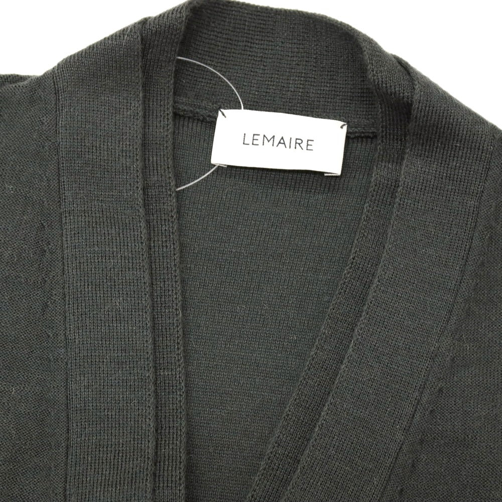 【中古】ルメール LEMAIRE 2WAY ハイゲージ アクリルウール カーディガン ダークグレー【 M 】【 状態ランクB 】【 メンズ 】