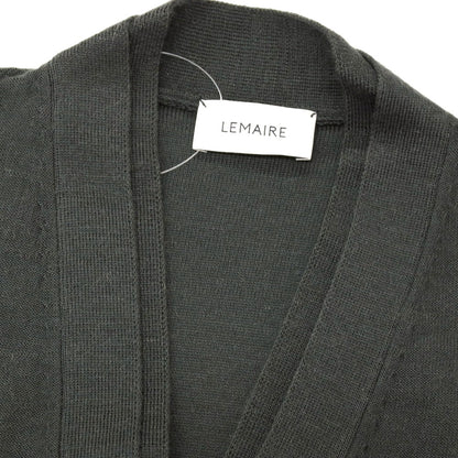 【中古】ルメール LEMAIRE 2WAY ハイゲージ アクリルウール カーディガン ダークグレー【 M 】【 状態ランクB 】【 メンズ 】