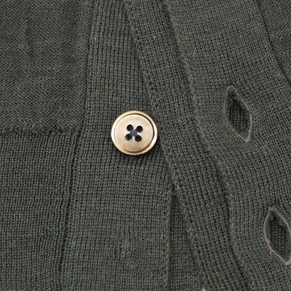 【中古】ルメール LEMAIRE 2WAY ハイゲージ アクリルウール カーディガン ダークグレー【 M 】【 状態ランクB 】【 メンズ 】