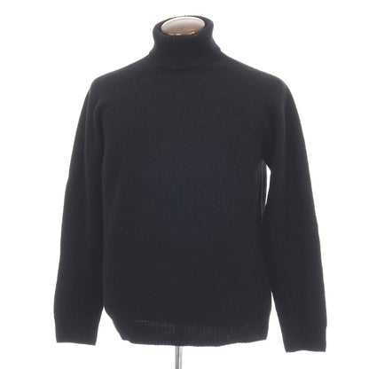 【中古】フリーマンズスポーティングクラブ FREEMANS SPORTING CLUB ウール系 タートルネック プルオーバーニット ブラック【 3 】【 状態ランクC 】【 メンズ 】