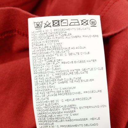 【中古】メゾン マルタン マルジェラ Maison Martin Margiela コットン クルーネック 半袖Ｔシャツ レッド【 52 】【 状態ランクB 】【 メンズ 】[APD]