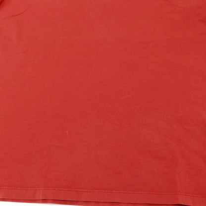 【中古】メゾン マルタン マルジェラ Maison Martin Margiela コットン クルーネック 半袖Ｔシャツ レッド【 52 】【 状態ランクB 】【 メンズ 】[APD]