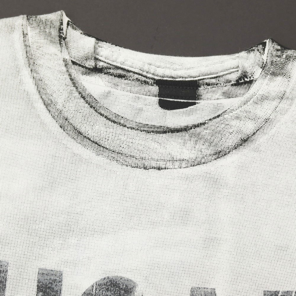 【中古】ザ サルベージズ THE SALVAGES コットン クルーネック 半袖Ｔシャツ ホワイトxブルー【サイズOS】【 状態ランクB 】【 メンズ 】