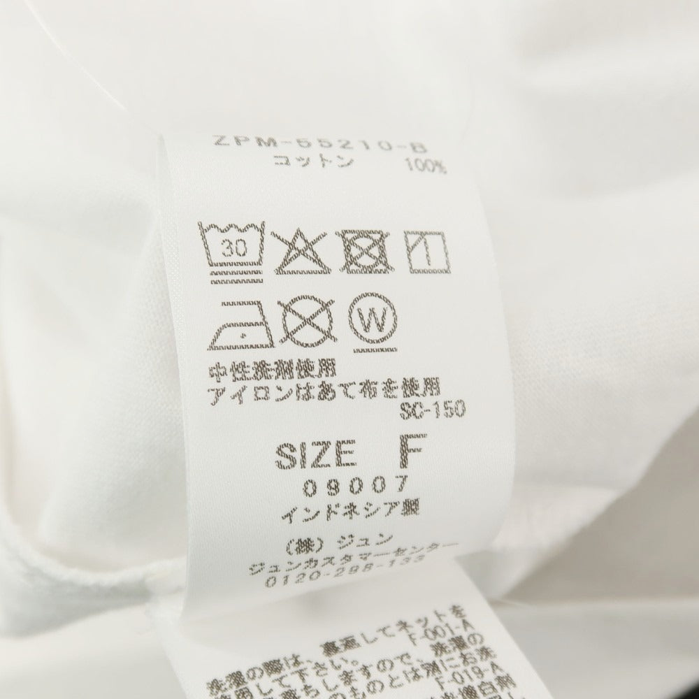 【中古】ザ サルベージズ THE SALVAGES コットン クルーネック 半袖Ｔシャツ ホワイトxブルー【サイズOS】【 状態ランクB 】【 メンズ 】