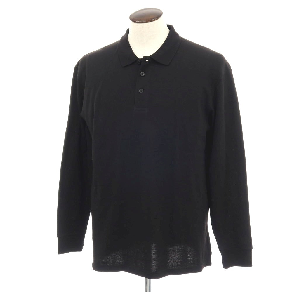 【中古】プロクラブ PRO CLUB コットンポリエステル 長袖ポロシャツ ブラック【 L 】【 状態ランクB 】【 メンズ 】