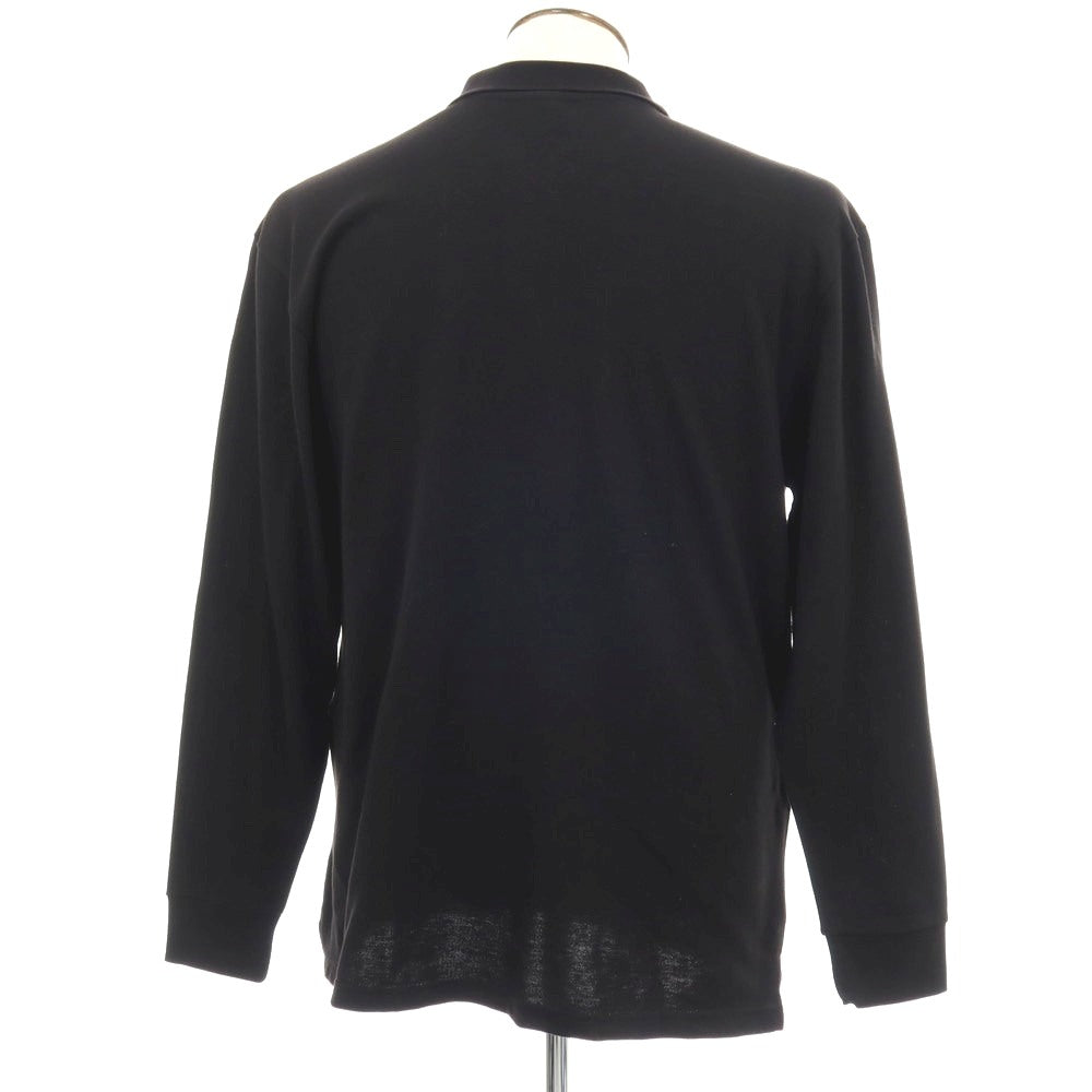 【中古】プロクラブ PRO CLUB コットンポリエステル 長袖ポロシャツ ブラック【サイズL】【 状態ランクB 】【 メンズ 】[CPD]