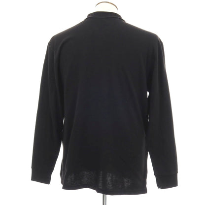 【中古】プロクラブ PRO CLUB コットンポリエステル 長袖ポロシャツ ブラック【 L 】【 状態ランクB 】【 メンズ 】