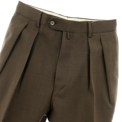 【中古】ニート NEAT ウール カジュアルスラックスパンツ トープ【サイズ46】【 状態ランクB 】【 メンズ 】