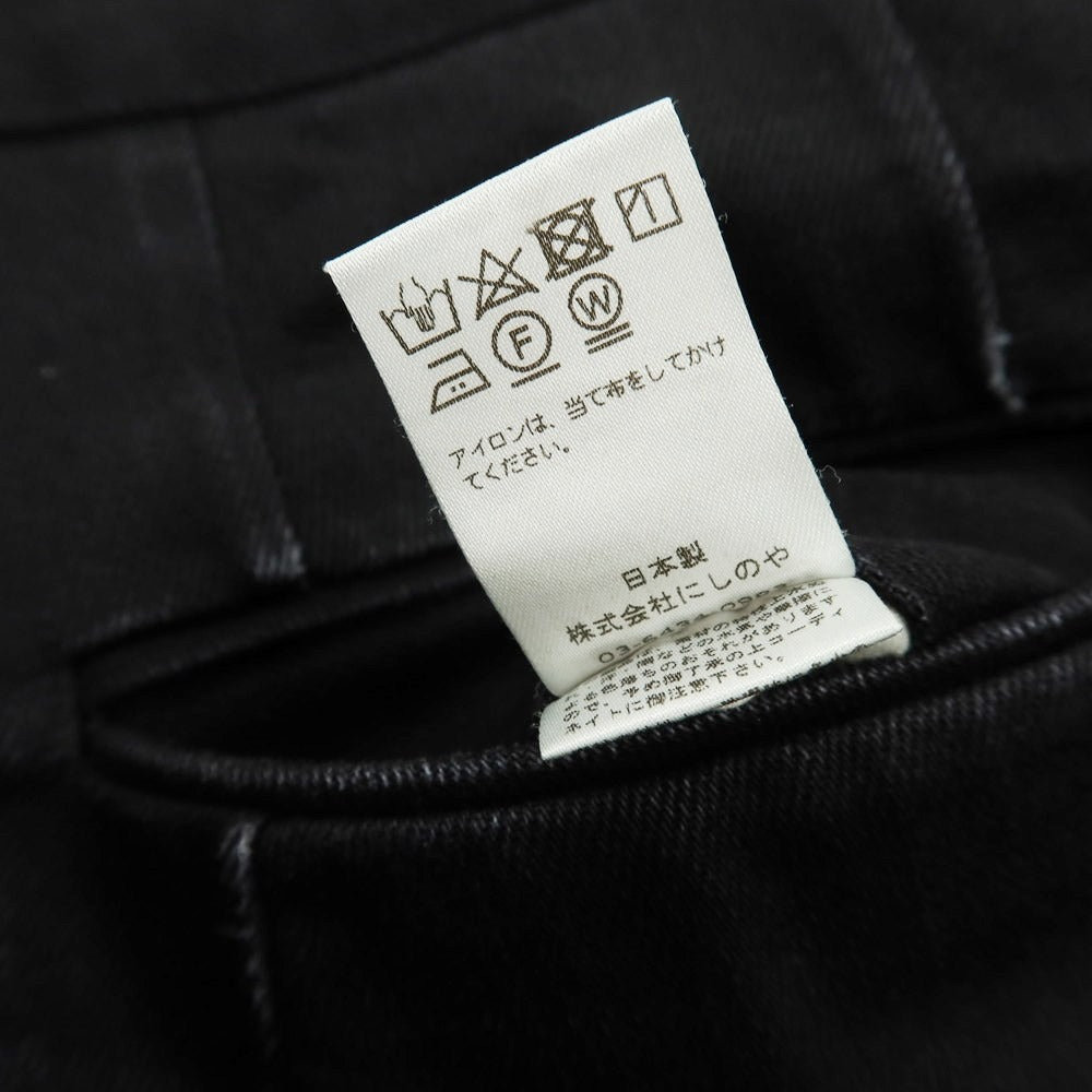 【中古】ニート NEAT コットン カジュアルスラックスパンツ ブラック【サイズ46】【 状態ランクC 】【 メンズ 】