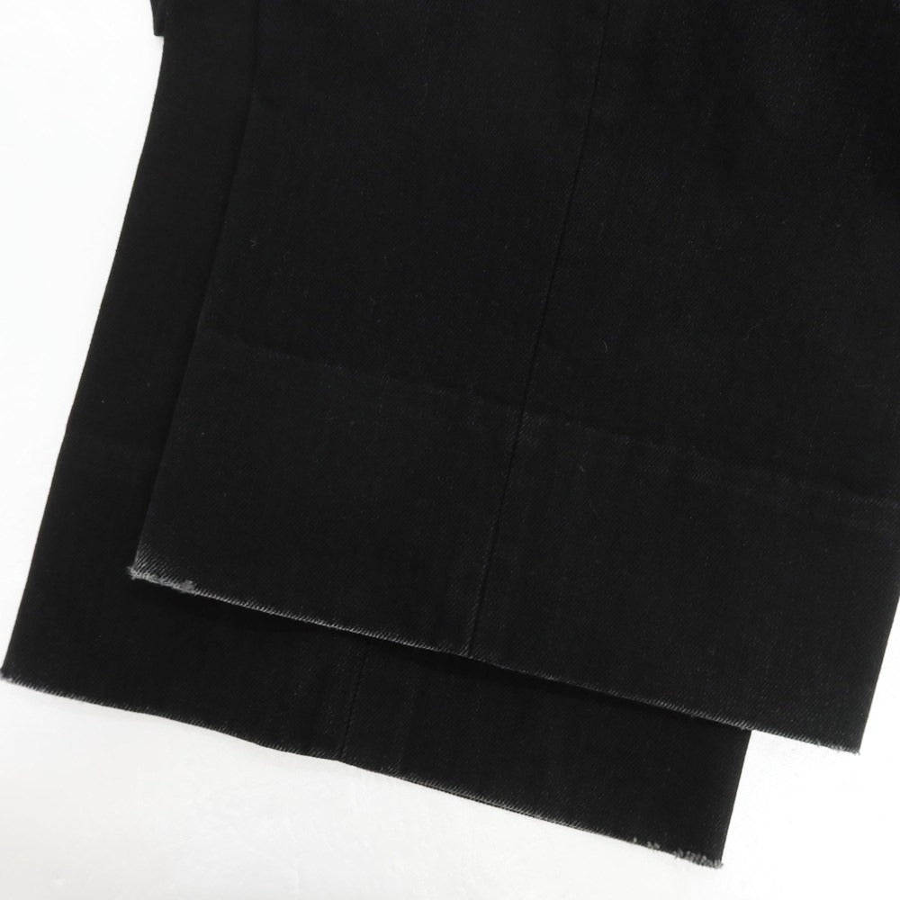 【中古】ニート NEAT コットン カジュアルスラックスパンツ ブラック【サイズ46】【 状態ランクC 】【 メンズ 】