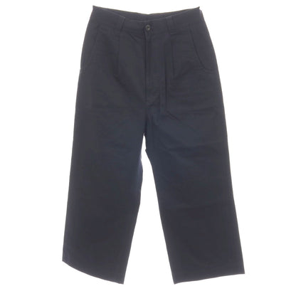 【中古】エムエイチエル MHL. コットン系 ワークパンツ ダークネイビー【サイズL】【 状態ランクB 】【 メンズ 】