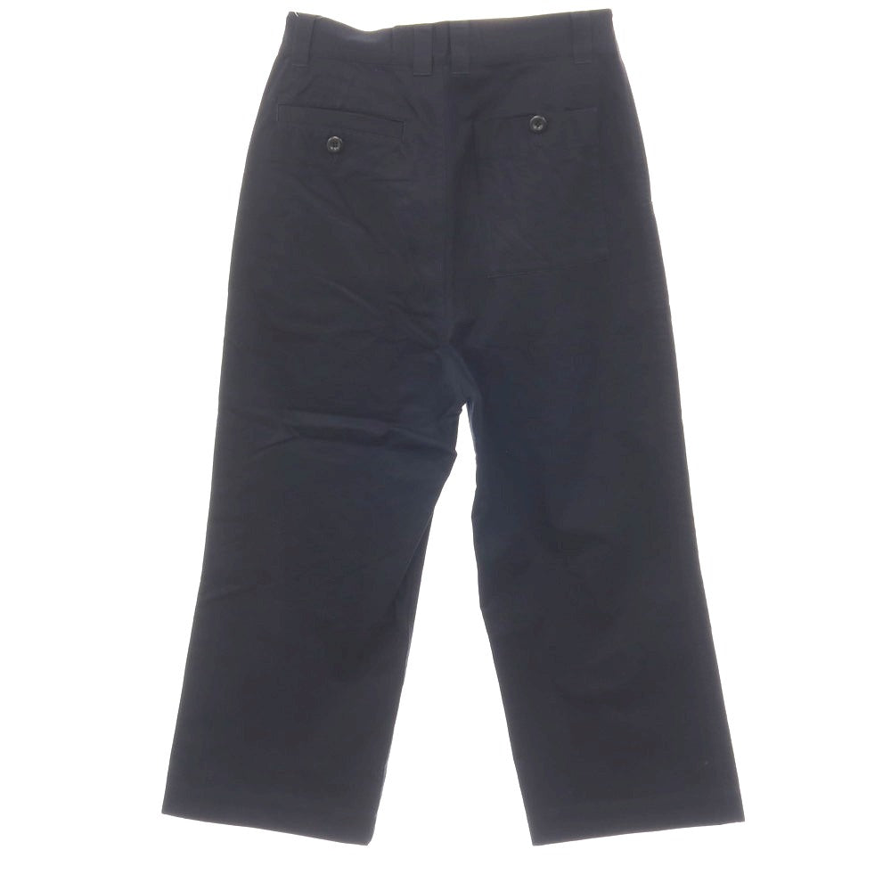 【中古】エムエイチエル MHL. コットン系 ワークパンツ ダークネイビー【サイズL】【 状態ランクB 】【 メンズ 】