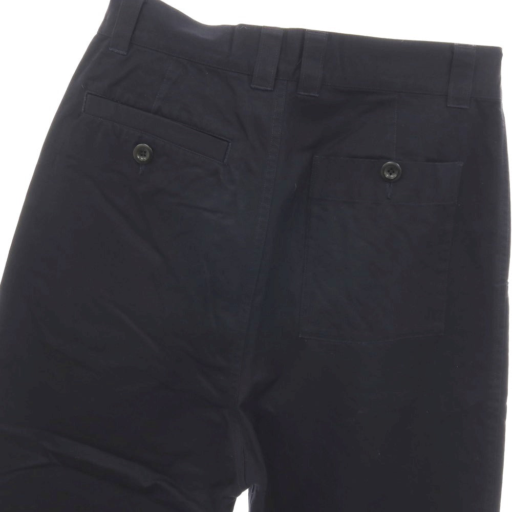 【中古】エムエイチエル MHL. コットン系 ワークパンツ ダークネイビー【サイズL】【 状態ランクB 】【 メンズ 】