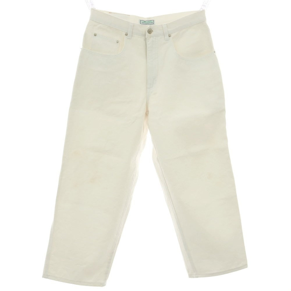 【中古】ゲス Guess 90’S デニムパンツ ホワイト【 サイズ34 】【 状態ランクD 】【 メンズ 】 [APD]