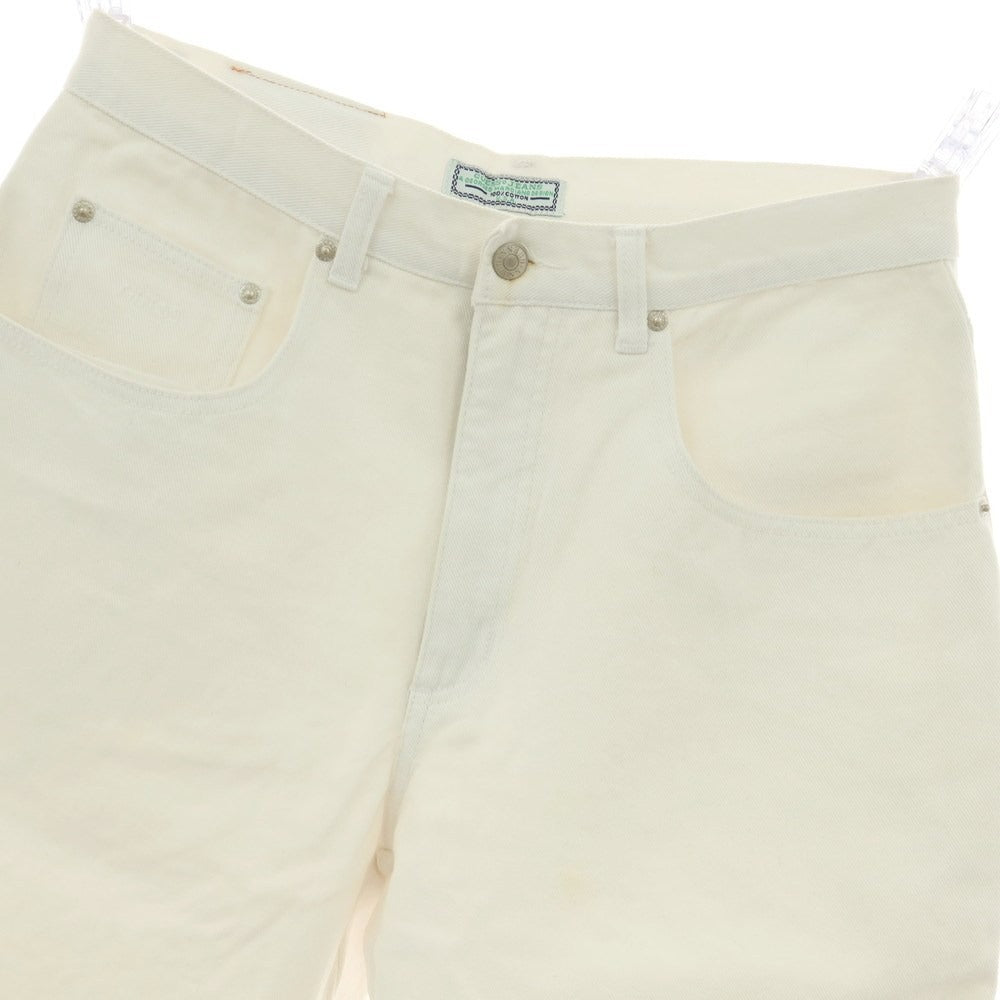 【中古】ゲス Guess 90’S デニムパンツ ホワイト【 サイズ34 】【 状態ランクD 】【 メンズ 】 [APD]