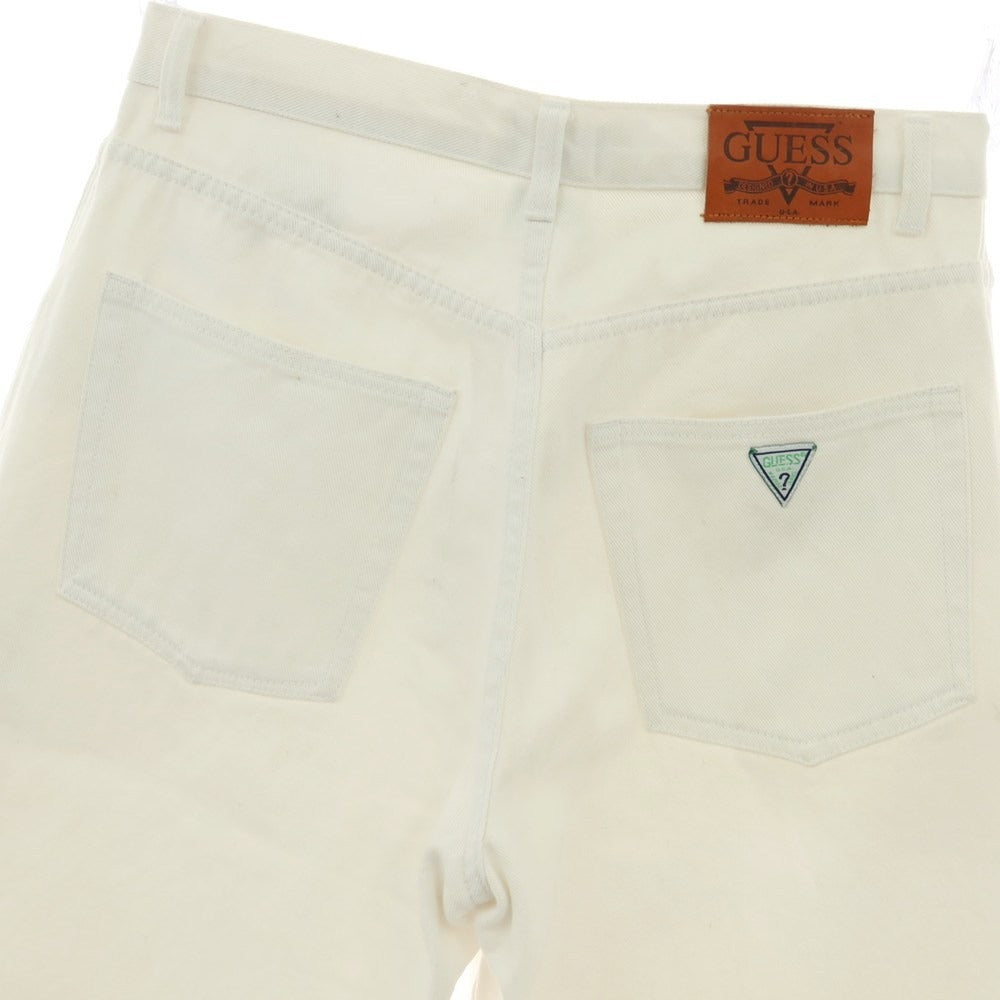 【中古】ゲス Guess 90’S デニムパンツ ホワイト【 サイズ34 】【 状態ランクD 】【 メンズ 】 [APD]