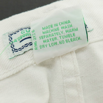 【中古】ゲス Guess 90’S デニムパンツ ホワイト【サイズ34】【 状態ランクD 】【 メンズ 】