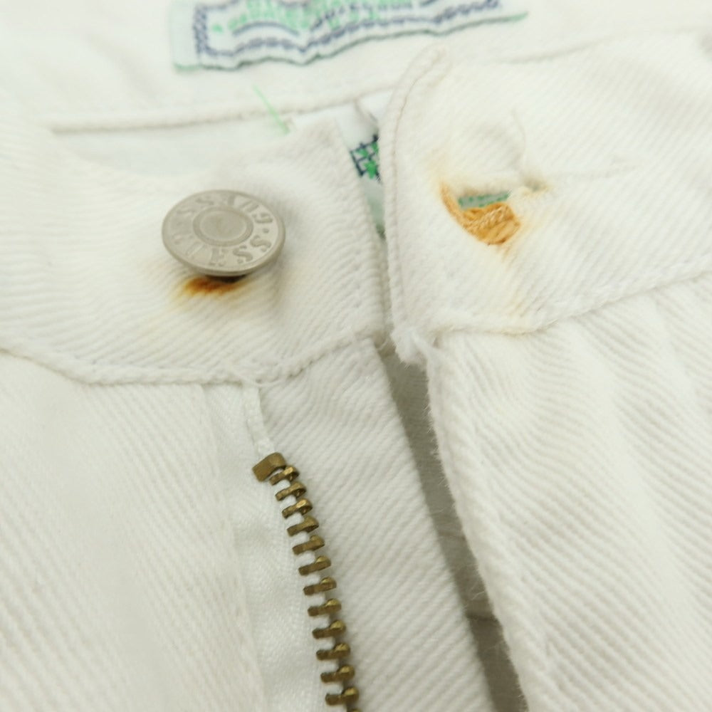 【中古】ゲス Guess 90’S デニムパンツ ホワイト【サイズ34】【 状態ランクD 】【 メンズ 】