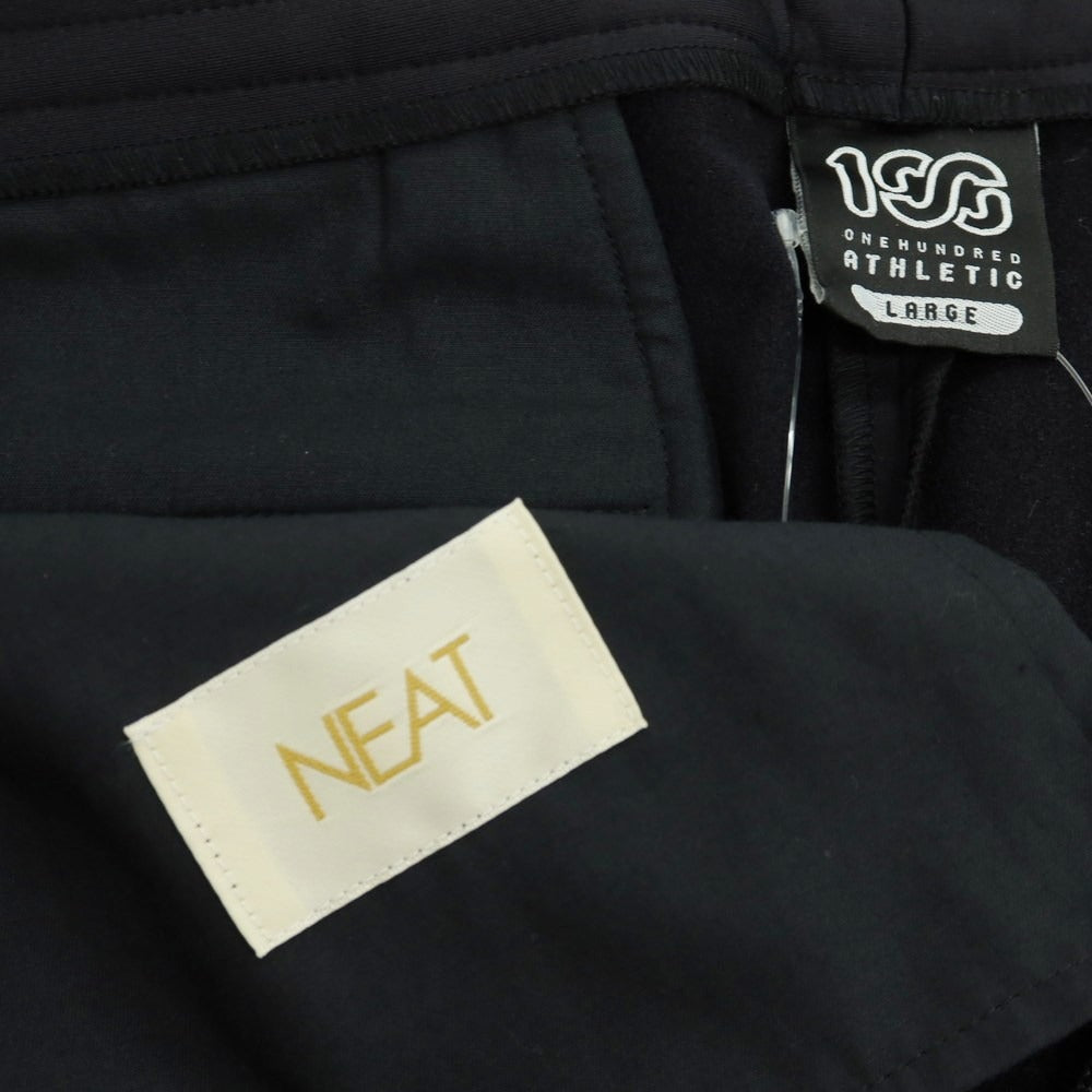 【中古】ニート NEAT ×100 A SPORTS ナイロンジャージー イージーパンツ ブラック【サイズL】【 状態ランクB 】【 メンズ 】