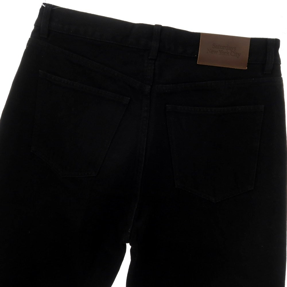 【中古】サタデーズ ニューヨークシティ Saturdays NYC デニムパンツ ブラック【 サイズ31 】【 状態ランクB 】【 メンズ 】 [APD]