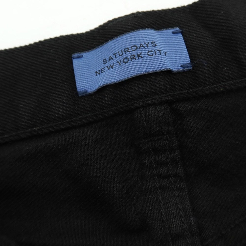 【中古】サタデーズ ニューヨークシティ Saturdays NYC デニムパンツ ブラック【 サイズ31 】【 状態ランクB 】【 メンズ 】 [APD]